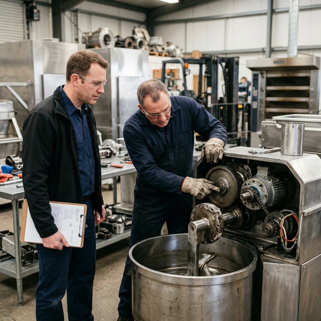 warranty coverage on used refurbished bakery equipment